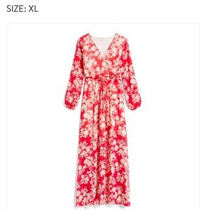 NWT Moon & Sky Alexandra cold shoulder maxi dress